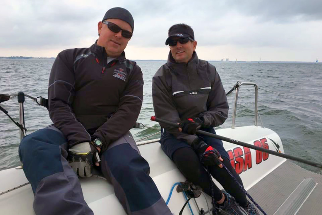 David Warren sailboat racing